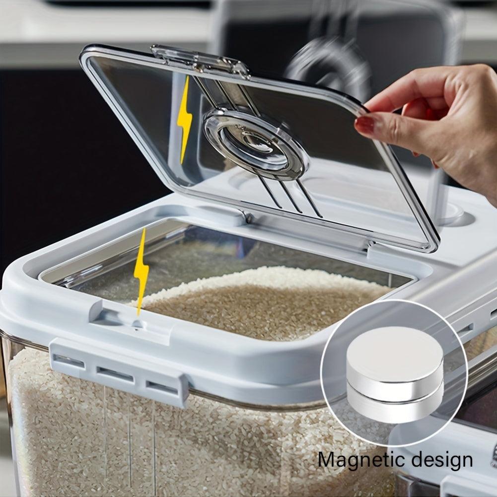 Airtight Pet Dry Food Container Animal Cat Dog Grain Storage Bin Box Dog Puppy Cat Dry Food Snack Dispenser Box Cat Dog Treat Tin - Comfort Style