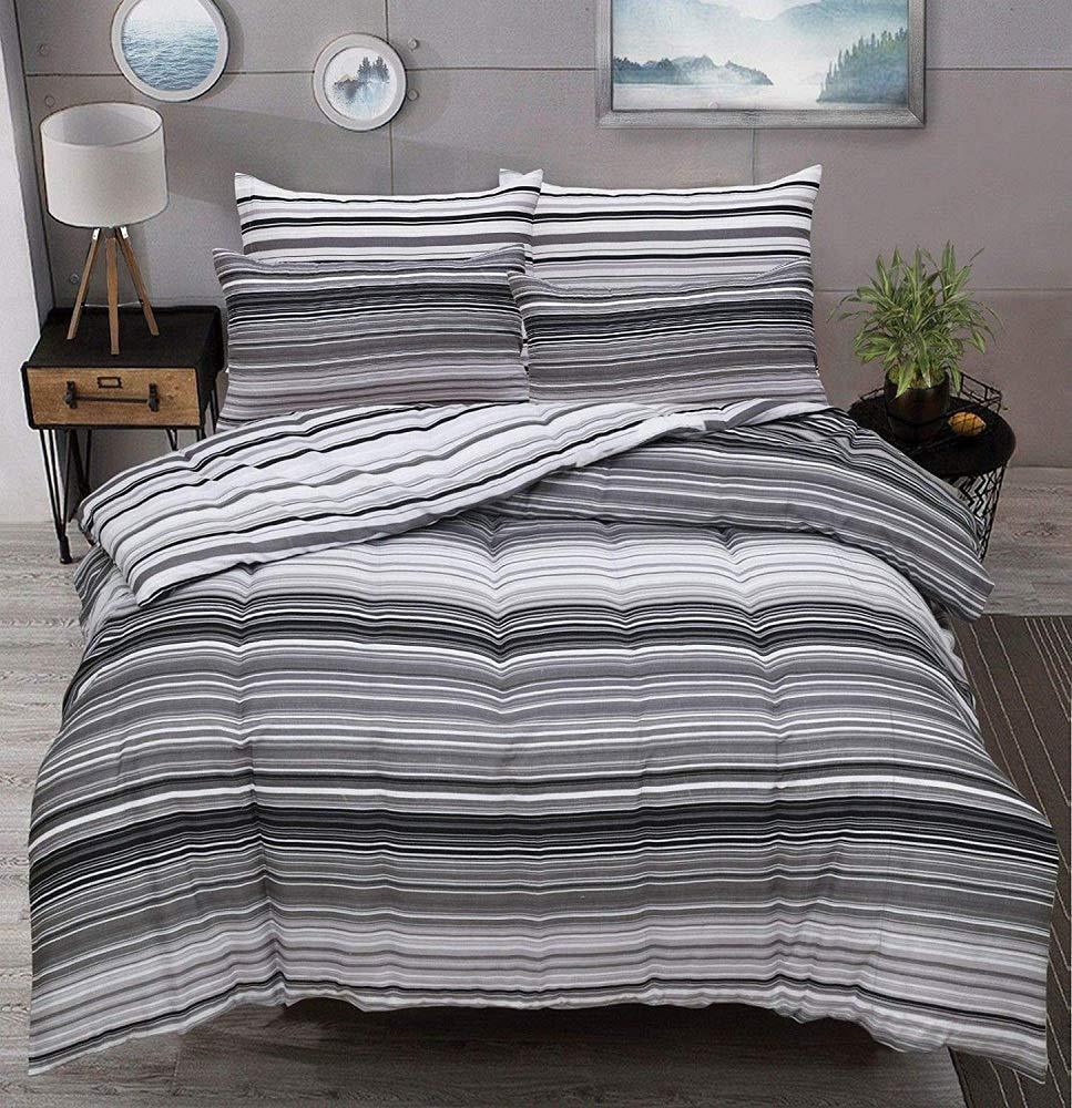 Luxury Ombre Duvet Covers with Matching Pillow Cases Set Reversible Quilt Coves