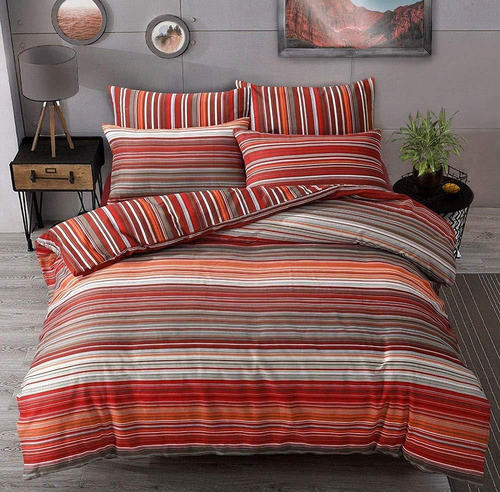 Luxury Ombre Duvet Covers with Matching Pillow Cases Set Reversible Quilt Coves