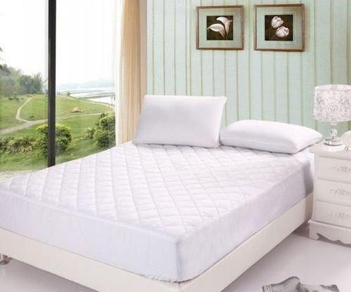 Sunshine Comforts 100% Cotton Soft Quilted Mattress Protector 30cm Deep Fitted: Non-Allergenic Anti Dustmite Padded Hotel Quality Topper (Double (135x190cm)) - Comfort Style