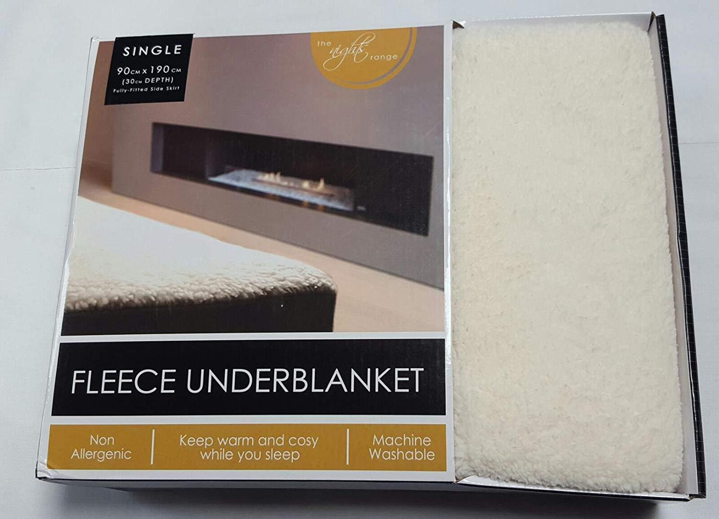 Luxuy EXTRA-DEEP Fitted Mattress Protector (Fleece UnderBlanket) | Non-Allergenic ~ 8 UK SIZES Available - Comfort Style