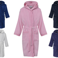 Luxury & Soft KIDS VELOUR TERRY TOWEL BATHROBE ~ 100% Egyptian Cotton ~ 4 SIZES & 5 COLORS AVAILABLE (6-8 Years, Berry) - Luxury ComfortStyle