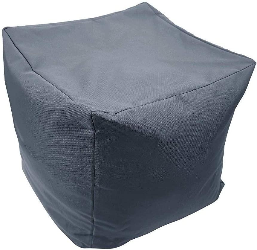Waterproof Cube Bean Bag Indoor & Outdoor Medium Size Footstool Pouffe Beanbags - Comfort Style