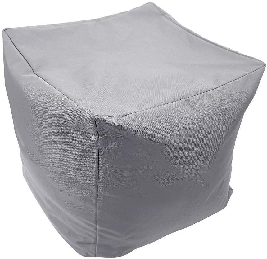 Waterproof Cube Bean Bag Indoor & Outdoor Medium Size Footstool Pouffe Beanbags - Comfort Style
