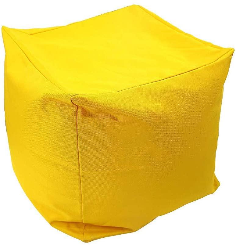 Waterproof Cube Bean Bag Indoor & Outdoor Medium Size Footstool Pouffe Beanbags - Comfort Style
