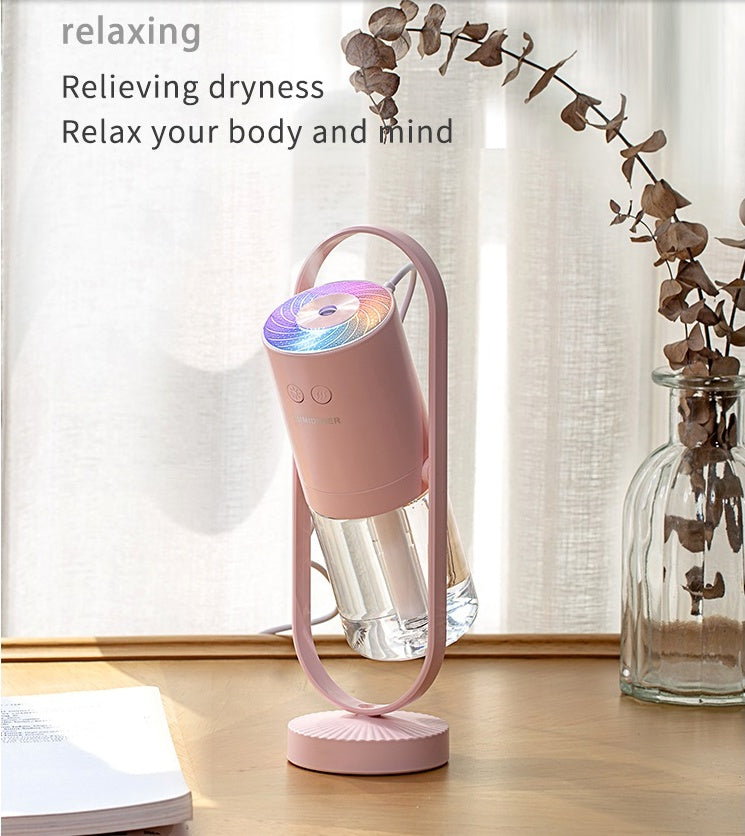 Magic Shadow USB Air Humidifier For Home With Projection Night Lights Ultrasonic Car Mist Maker Mini Office Air Purifier - Comfort Style