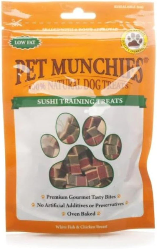 Pet Munchies Venison & Beef Liver Dog Training Treats, Grain Free Tasty Bites with Natural Real Meat, Low in Fat 50g - Comfort Style
