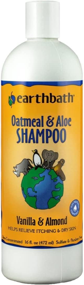 Earthbath Oatmeal and Aloe Itch Relief Pet Shampoo, 472 ml
