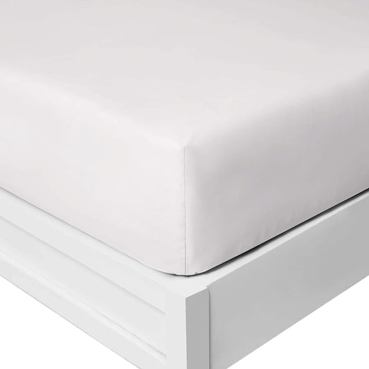 25 Cm Fitted Bed Sheets - Super Soft Deep Fitted Sheet Brushed Microfibre Anti Wrinkle Bedsheet Breathable & Fade Resistant