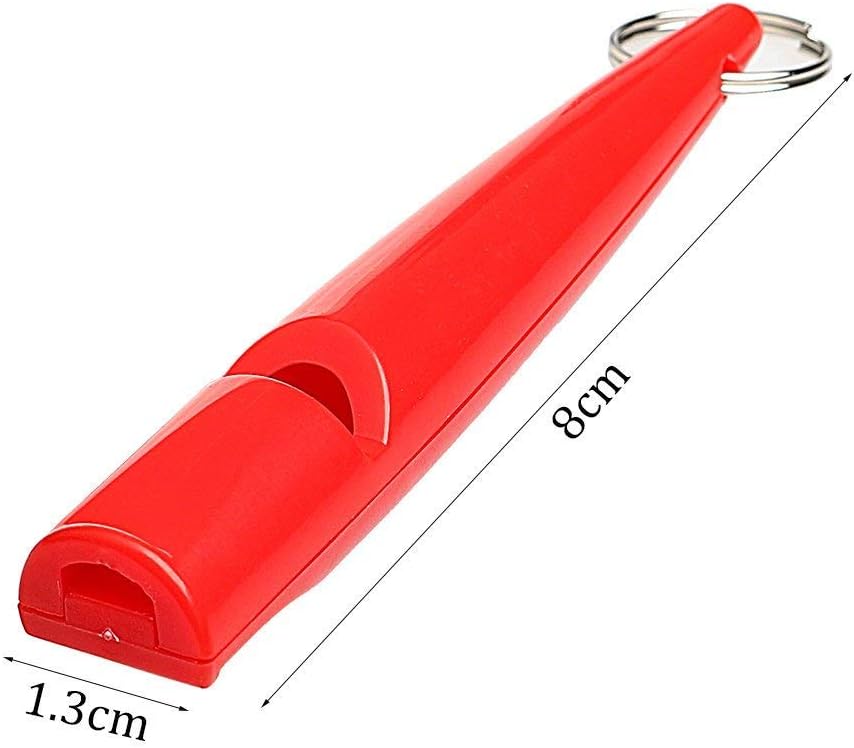 kuou 2 Pcs Professional Dog Whistle 210.5, Plastic Dog Training Whistles with Lanyard, High Pitch Dog Whistles for Recall Bark Control