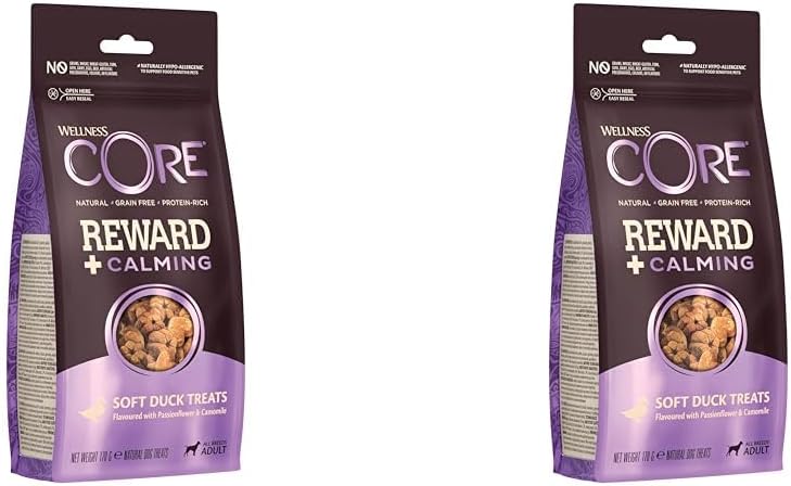 Wellness CORE Reward+ Digestion, 170g, Krill, Soft Dog Treats for All Dog Breeds, All-Natural, Grain-Free, High Meat Content, Protein-Rich, Supports Healthy Digestion - Comfort Style