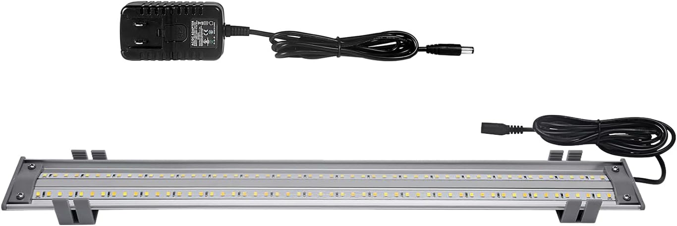 HappyBird Lighting Company - Bird Cage Light for Songbirds - Full Spectrum LED Pet Lamp - Simulates Natural Environment (46 cm Songbird Light) - Comfort Style