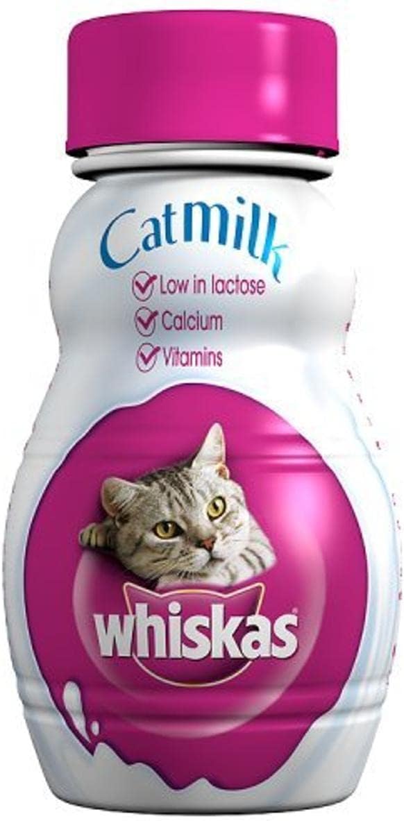 Whiskas Cat Milk 15 x 200 ml bottles, Complementary Cat Food for Kittens over aged 6 weeks - Comfort Style