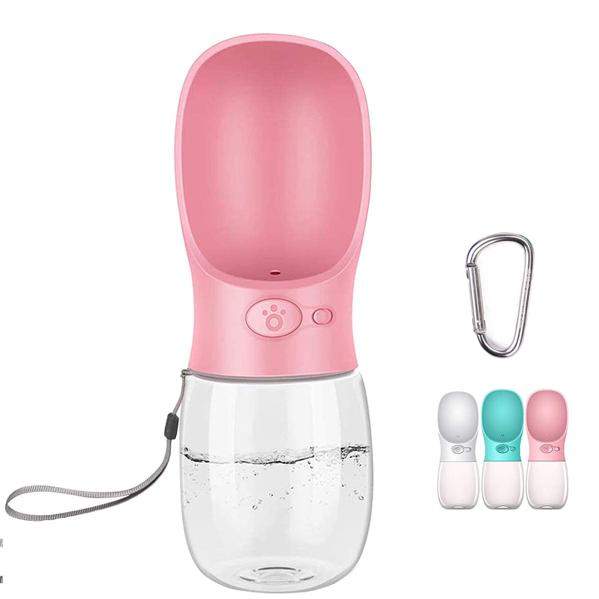 COTOP Portable Dog Water Bottle, 350/550ml Dog Walking Travel Bottle Puppy Water Leak Proof Drinking Dispenser Food Grade Dog Hot Water Drink Bottle, Pet Outdoor Drinking Cup Dog Gift