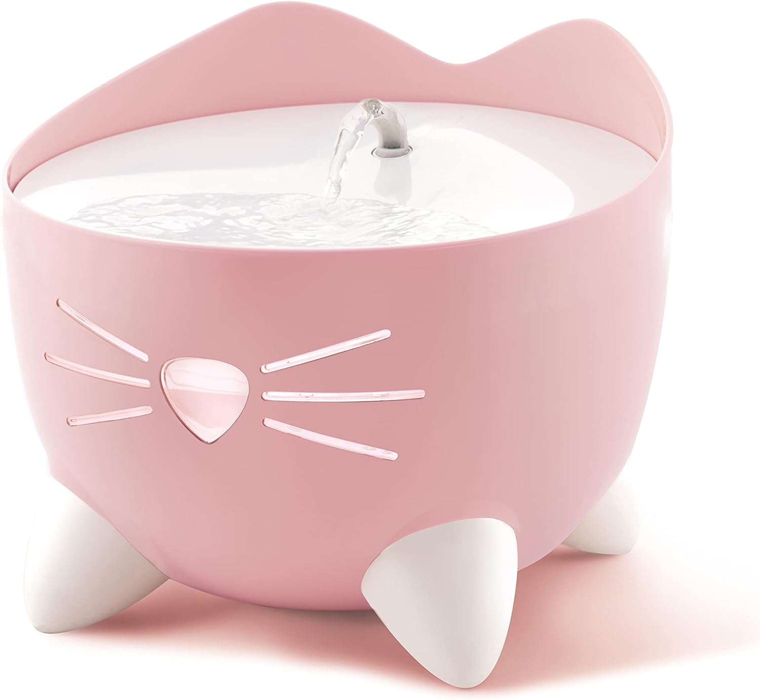 Catit PIXI Cat Water Fountain, Stainless Steel, White, 2.5L - Comfort Style