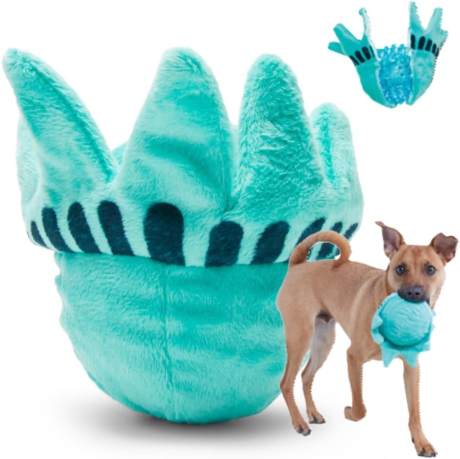 Barkbox Squeaky Dog Toys - Plush and Squeak Chew Toys | Puppy and Pet Toys for Large Dogs Pinata - Large - Comfort Style