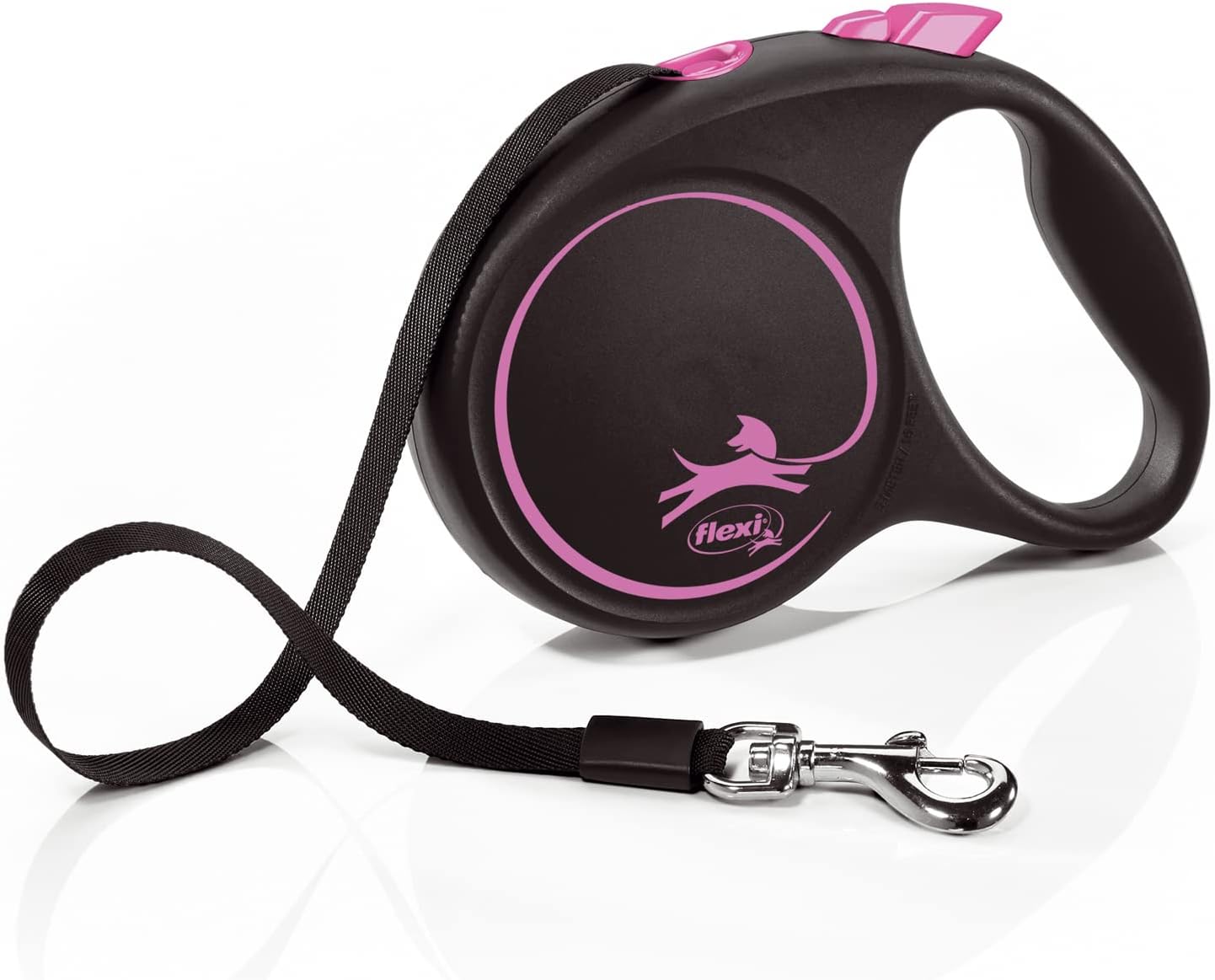 Flexi New Classic Tape Blue Large 8m Retractable Dog Leash/Lead for dogs up to 50kg/110lbs - Comfort Style