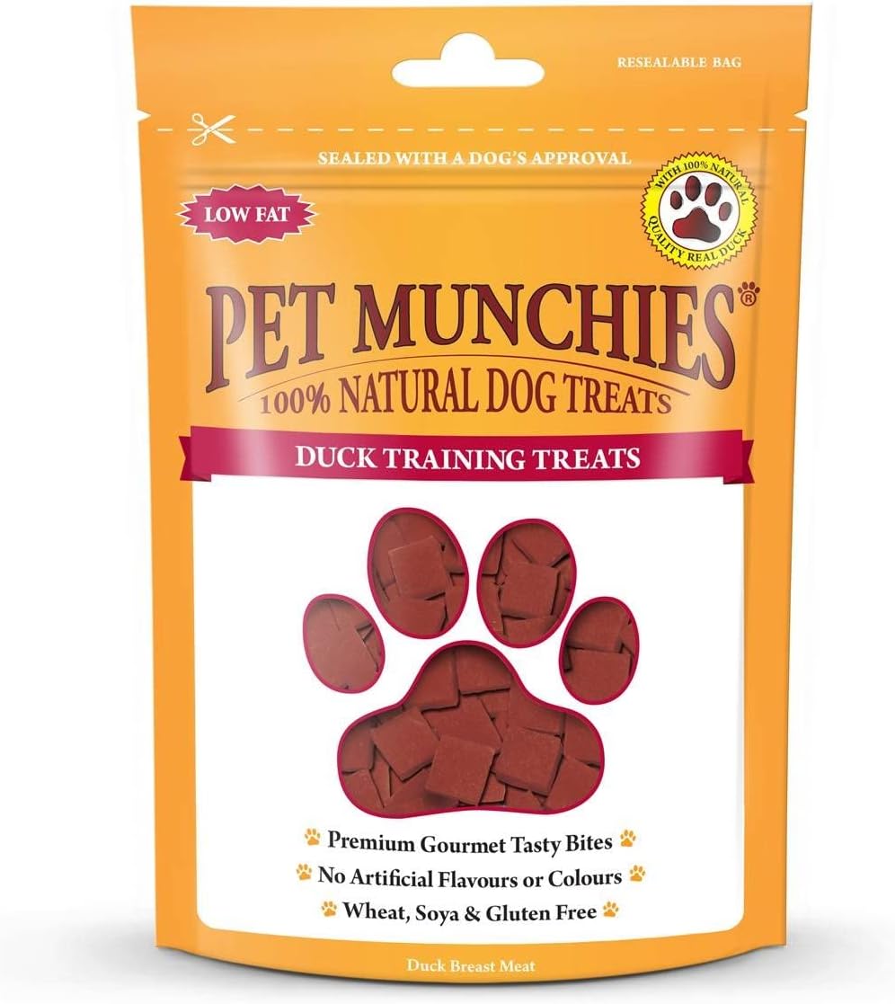 Pet Munchies Venison & Beef Liver Dog Training Treats, Grain Free Tasty Bites with Natural Real Meat, Low in Fat 50g - Comfort Style