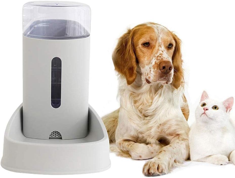 Pet Automatic Water Feeder,Pet Water Feeder Fountain,Pet Water Dispenser, Automatic Dog Water Feeder Dispenser,3.8 L Feeding Watering Supplies by Old Tjikko (Bottle Cap) - Comfort Style
