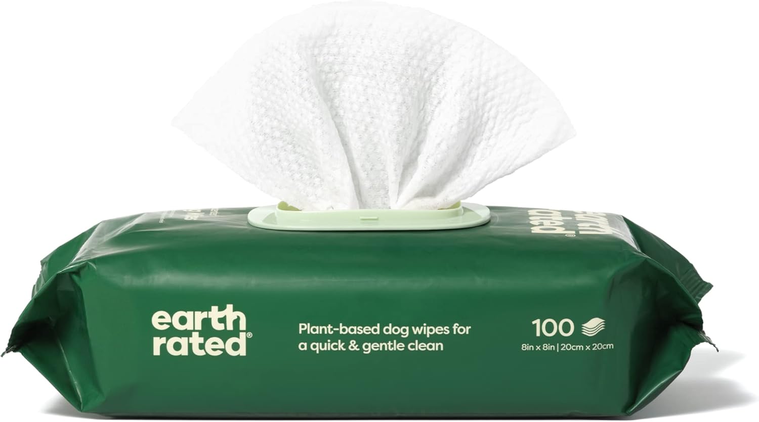 Earth Rated Hypoallergenic Dog Wipes, Cleaning and Odour-Controlling Grooming for Paws, Body, and Butt, Perfect for Puppy and Adult Dogs, Lavender Scent, 100 Count - Comfort Style