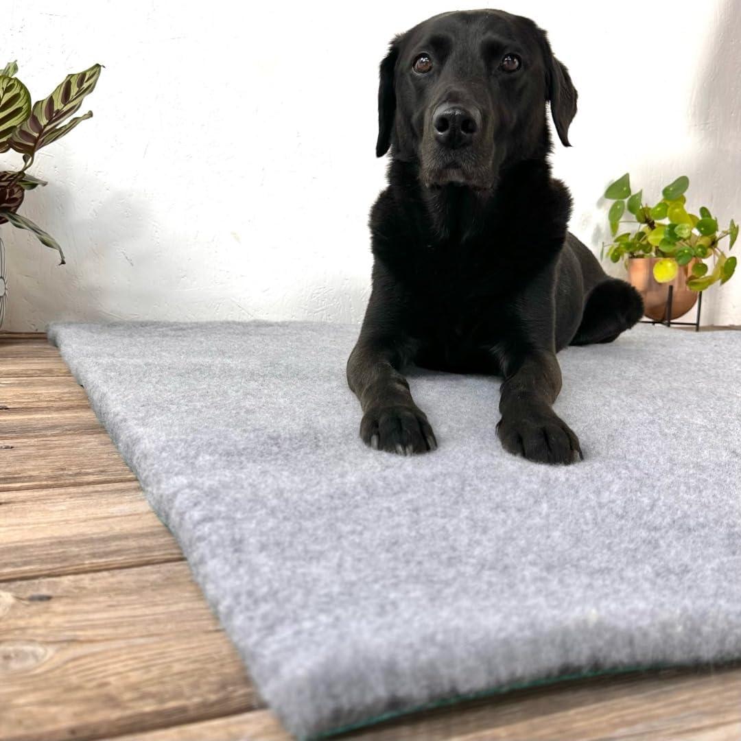 SOUL DESTINY Traditional Grey High-Grade Vet Bedding 30mm Cut in Squares & Rolls. THICK WHELPING FLEECE DOG PUPPY PRO BED - Comfort Style