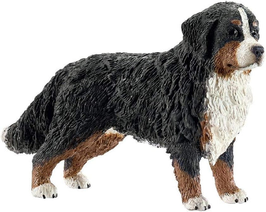 SCHLEICH 16397 Bernese Mountain Dog, female Farm World Toy Figurine for children aged 3-8 Years, White