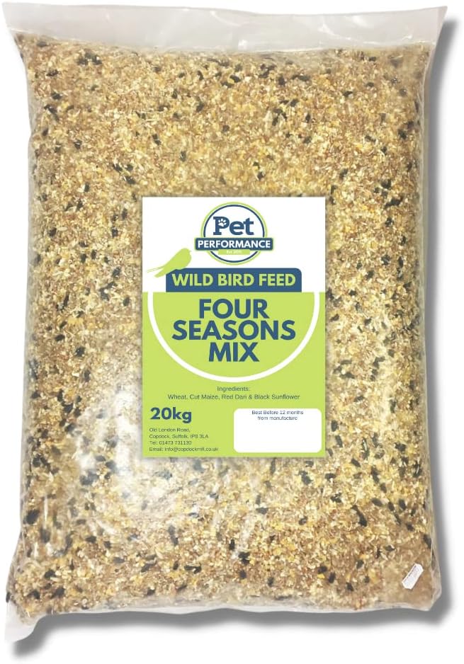 Pet Performance Wild Bird Four Seasons Mix 5 Litre Tub – All Year-Round Wild Bird Seed – 100% Natural Ingredients – Suitable for All Wild Bird Species - Comfort Style