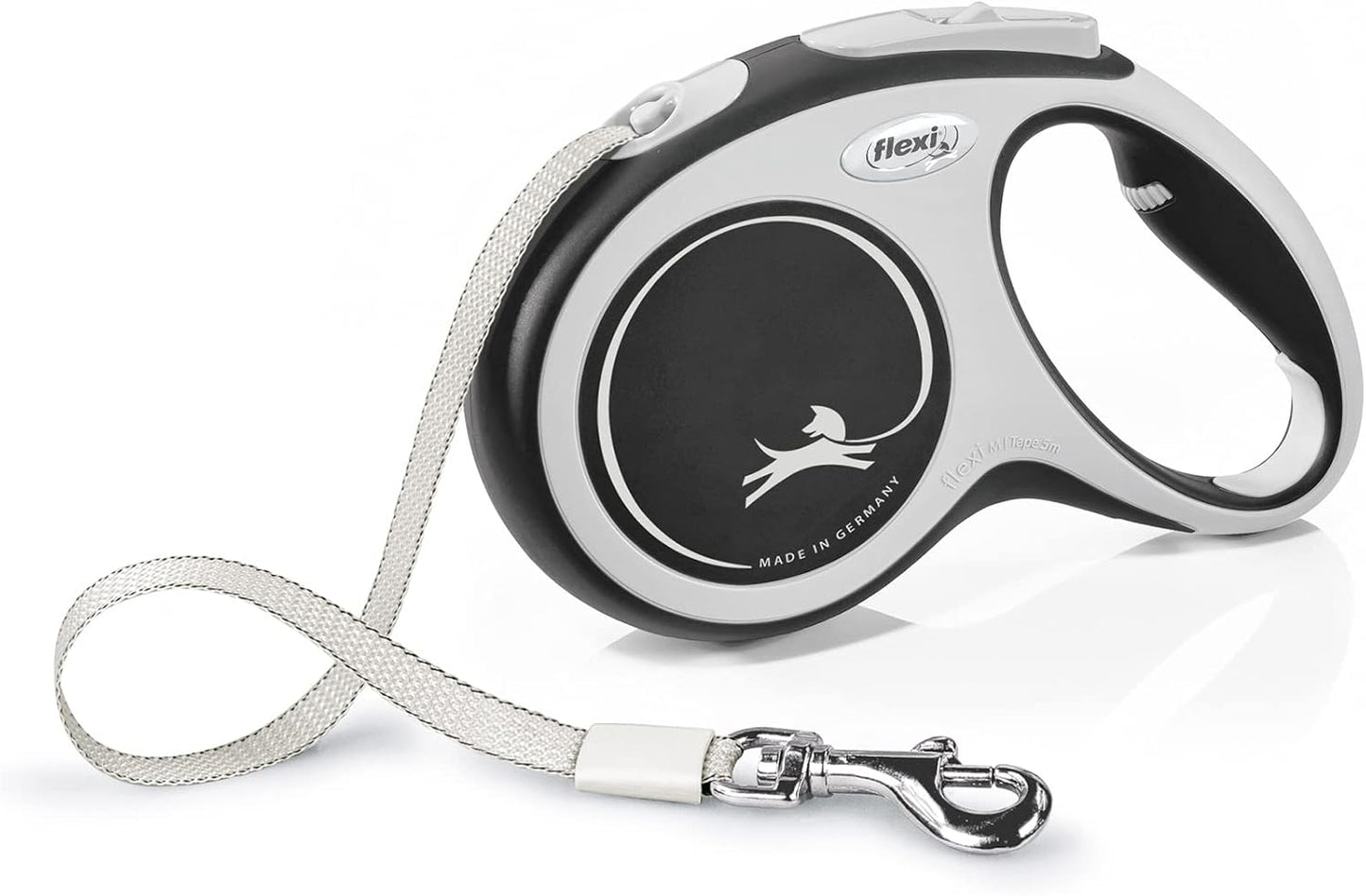 Flexi New Classic Tape Blue Large 8m Retractable Dog Leash/Lead for dogs up to 50kg/110lbs - Comfort Style