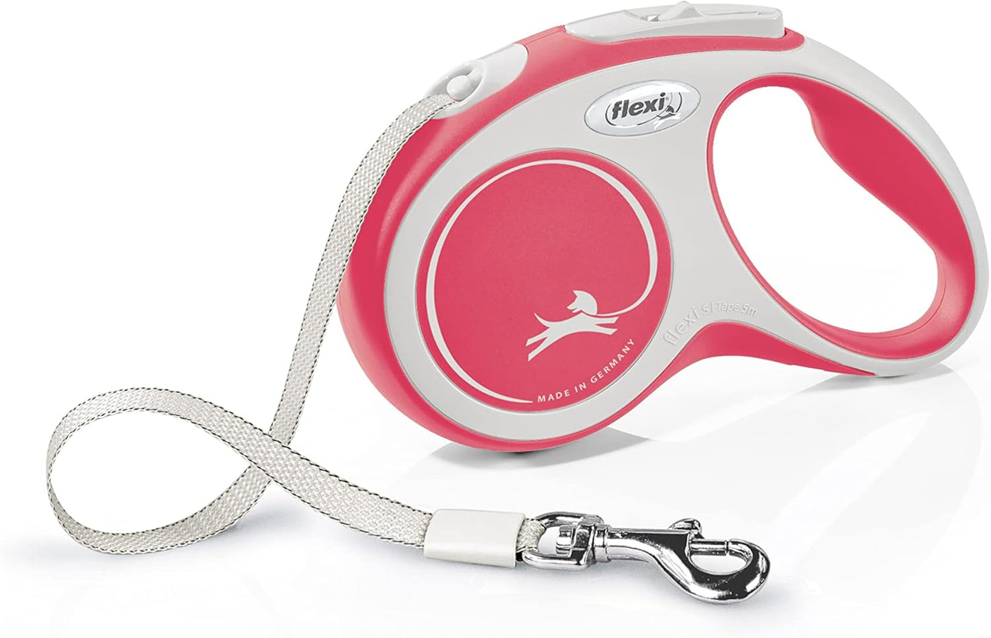 Flexi New Classic Tape Blue Large 8m Retractable Dog Leash/Lead for dogs up to 50kg/110lbs - Comfort Style