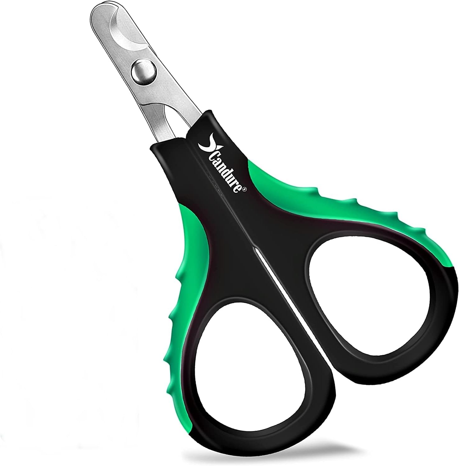 Candure Dog Nail Clippers for Large, Medium and Small Breed Professional Pet Nail Clipper Suitable for Cats, Rabbits and Guinea Pigs With Safety Lock and Protective Guard to Avoid Over Cutting (6") - Comfort Style