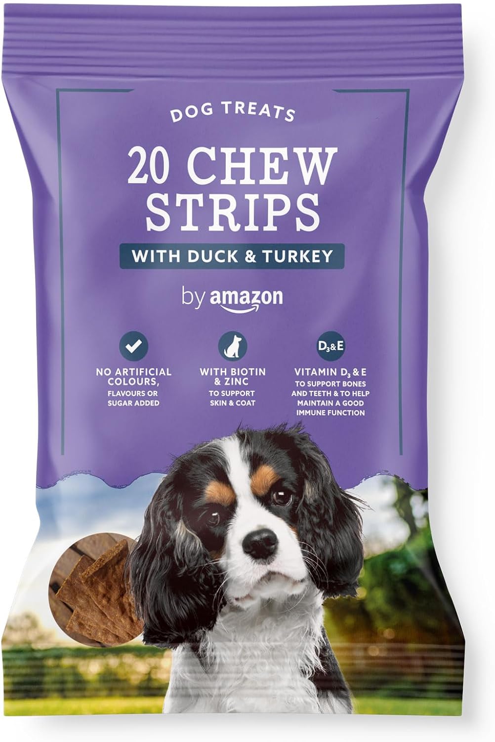 by Amazon - Dog Treats - 20 Chew Rolls with Tripe, 200g - Comfort Style