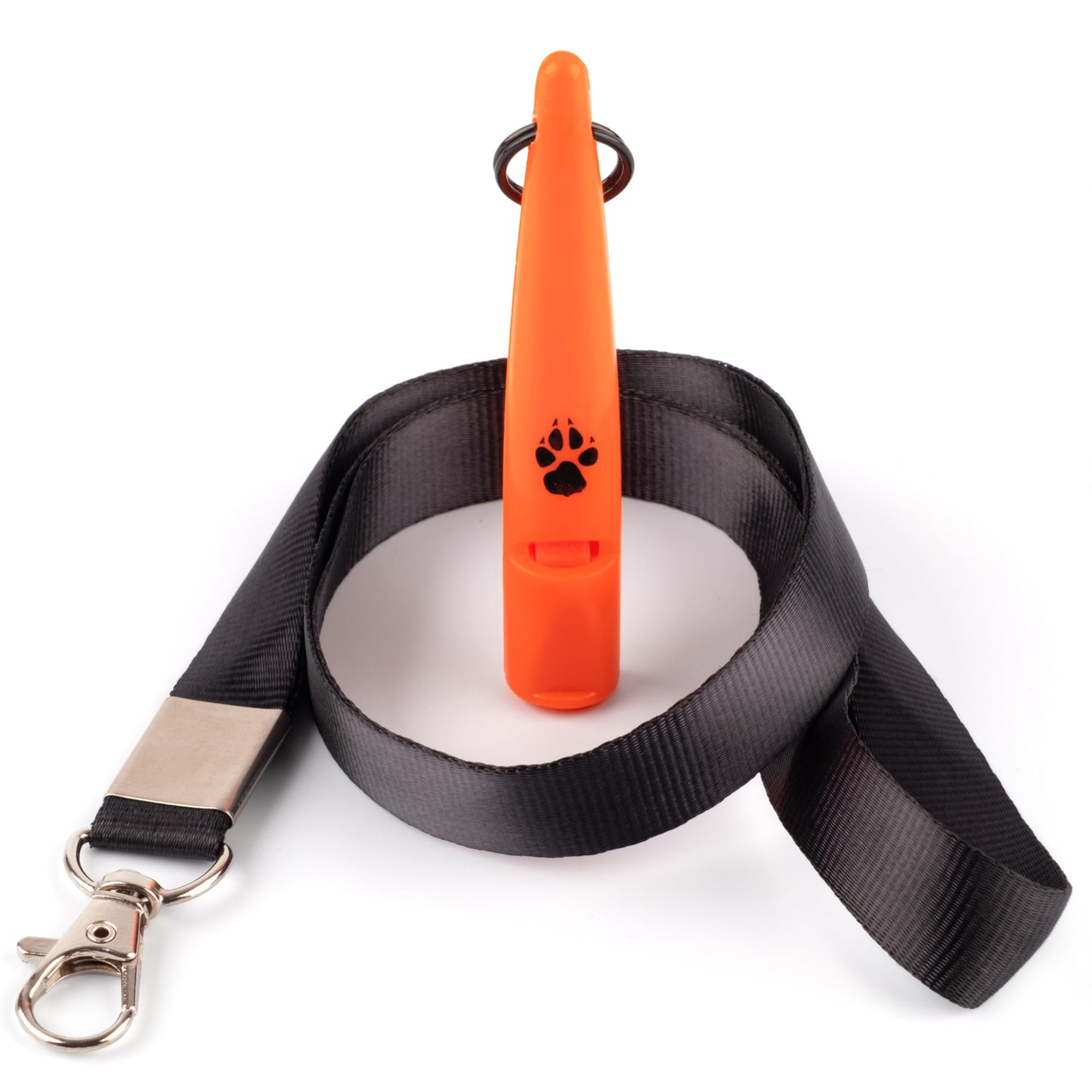 TDL Gun Dog Training Whistle with Lanyard - Dog Whistle with Loud, Solid Tone & Far Reaching Sound - Ideal High-Frequency Long-Distance Dog Recall Whistle for Most Breeds - Black