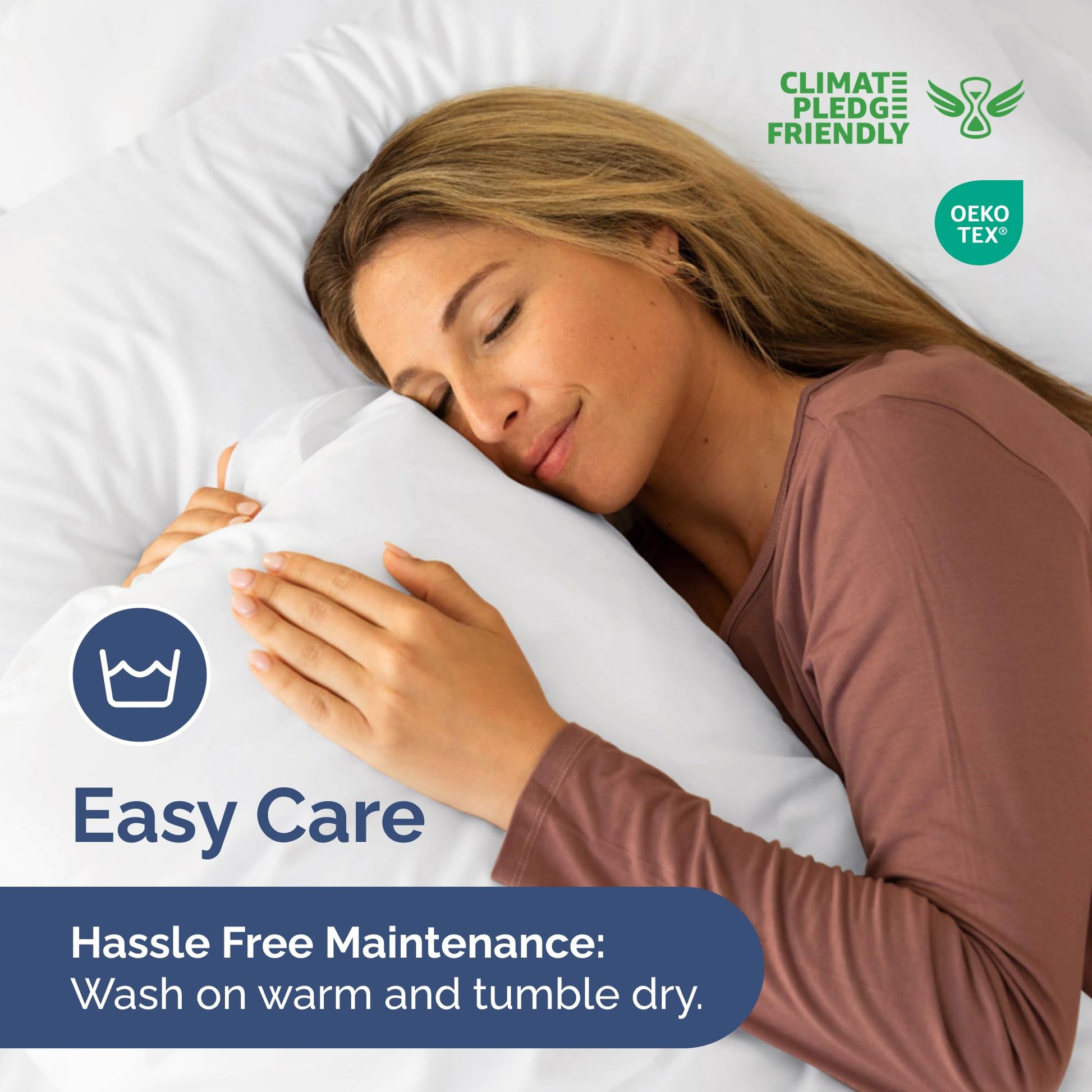 Bedding Duvet Quilt Cover Set with 2 Pillowcases - Hotel Quality - Cooling, Wrinkle-Free, Machine Washable with Zipper & Corner Ties - Super Soft Microfibre-Polyester - Comfort Style