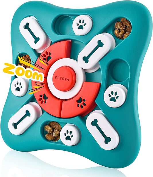 LUKITO Dog Puzzle Toys, Interactive Dog Toys for Dog Birthday, Dog Toys for Boredom for Dog Puzzle, Slow Feeder Dog Bowl for IQ Training and Brain Stimulation, Dog Treat Toy Squeaky with Puppy Toys - Comfort Style