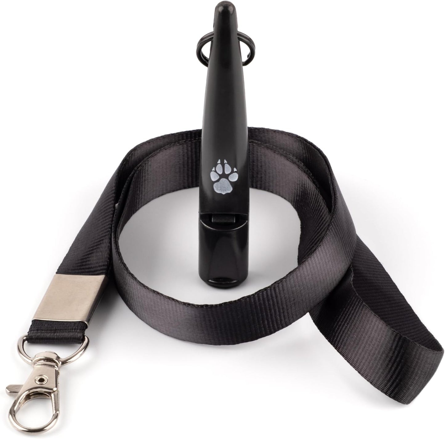 TDL Gun Dog Training Whistle with Lanyard - Dog Whistle with Loud, Solid Tone & Far Reaching Sound - Ideal High-Frequency Long-Distance Dog Recall Whistle for Most Breeds - Black