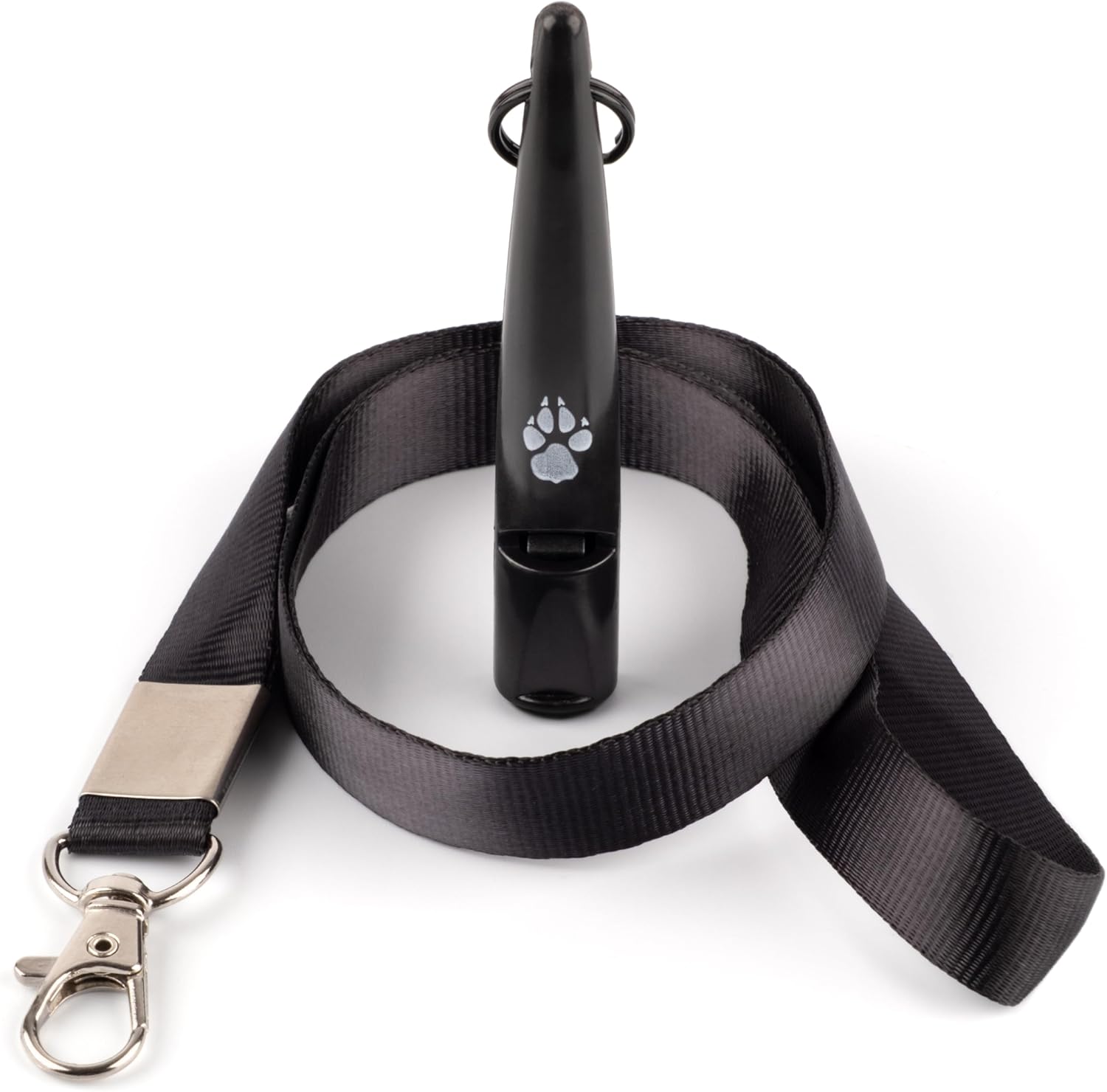 TDL Gun Dog Training Whistle with Lanyard - Dog Whistle with Loud, Solid Tone & Far Reaching Sound - Ideal High-Frequency Long-Distance Dog Recall Whistle for Most Breeds - Black
