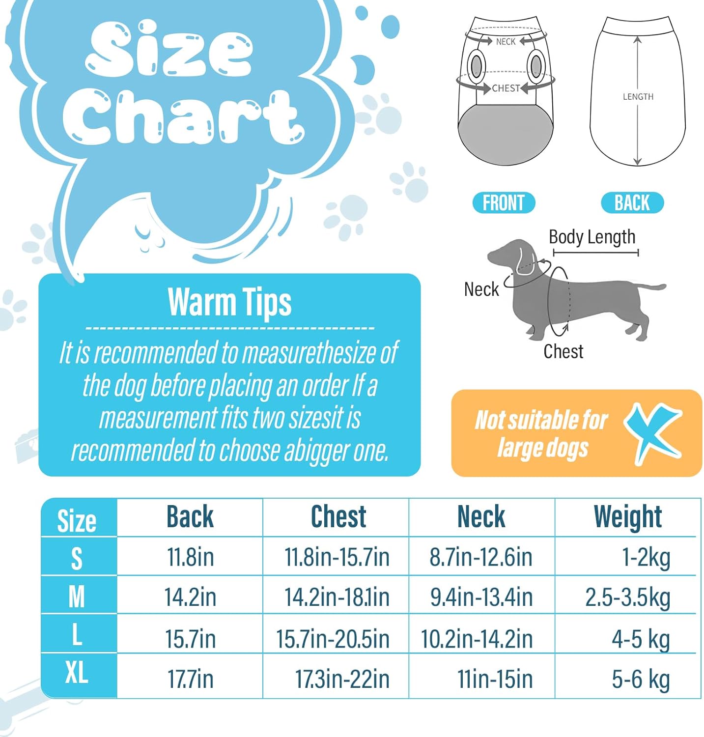 Fiohiros Dog Jumpers Knitted Turtleneck, Warm Winter Dachshund Jumper Cute, Apparel Puppy Twist Striped Vest Dog Clothes for Dogs Cats