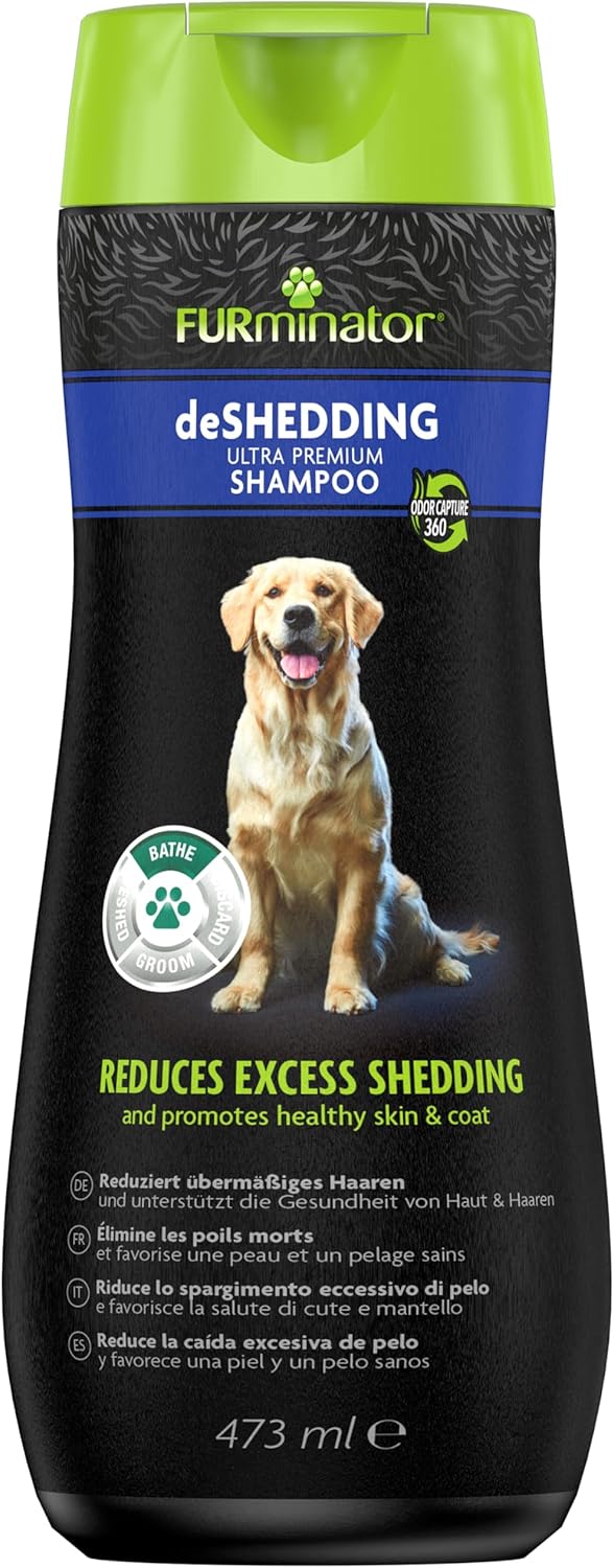 FURminator Deshedding Shampoo For Dogs 473ml, Colourless