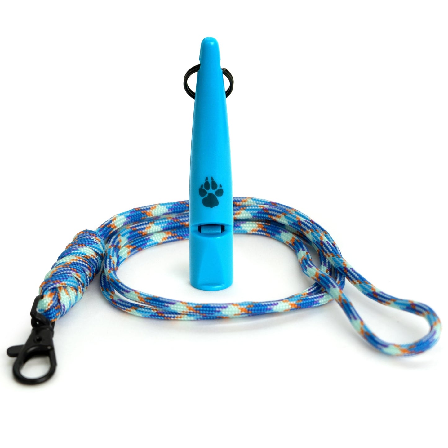 TDL Gun Dog Training Whistle with Lanyard - Dog Whistle with Loud, Solid Tone & Far Reaching Sound - Ideal High-Frequency Long-Distance Dog Recall Whistle for Most Breeds - Black
