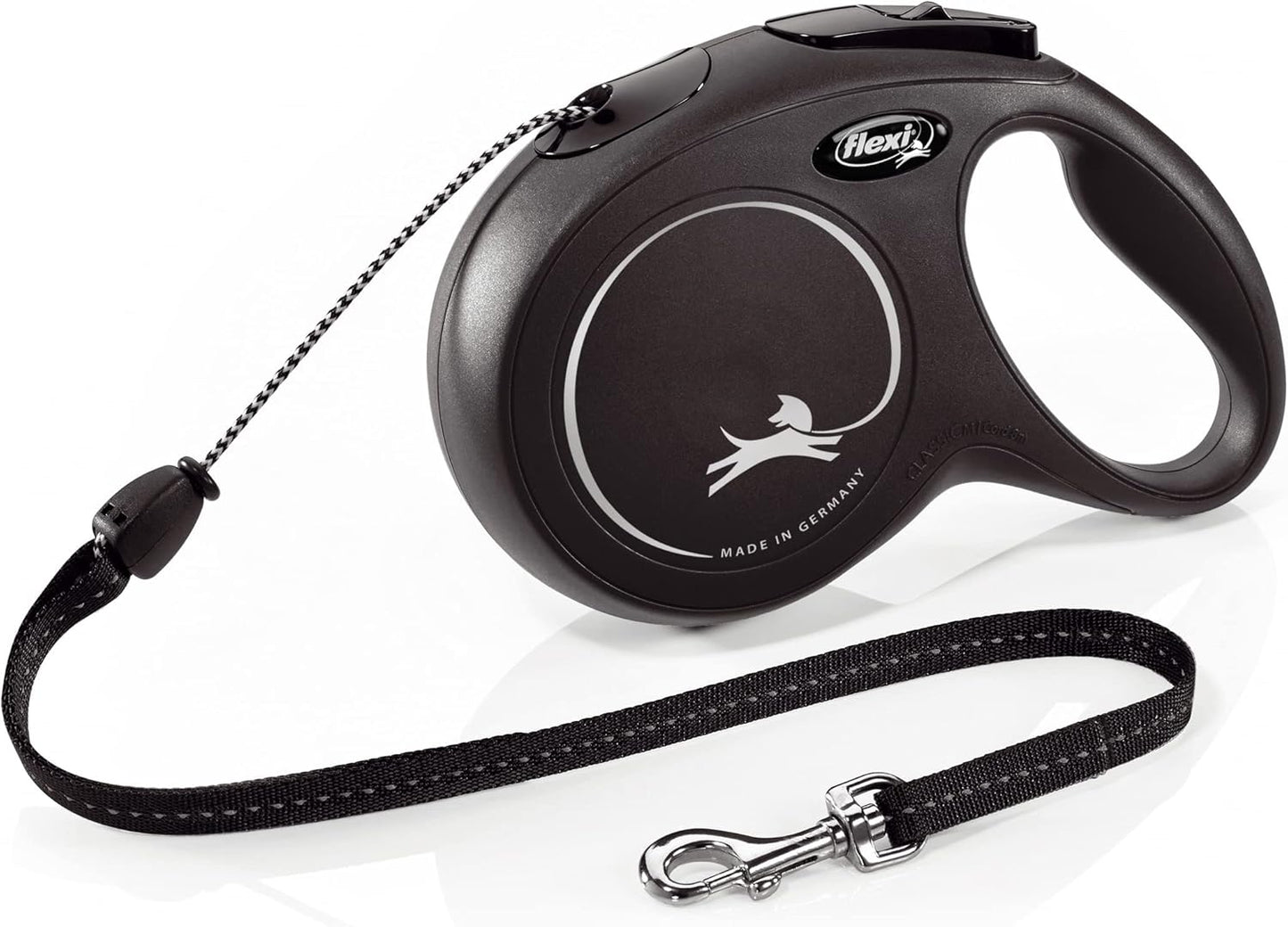 Flexi New Classic Tape Blue Large 8m Retractable Dog Leash/Lead for dogs up to 50kg/110lbs - Comfort Style