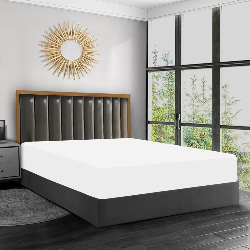 King Size Fitted Sheets Extra Deep Pocket 40 cm (16 inches) Durable Elastic Bed Sheets - Premium Brushed Microfibre Fitted Sheets King Size - Ultrasoft Hypoallergenic Fade Resistant