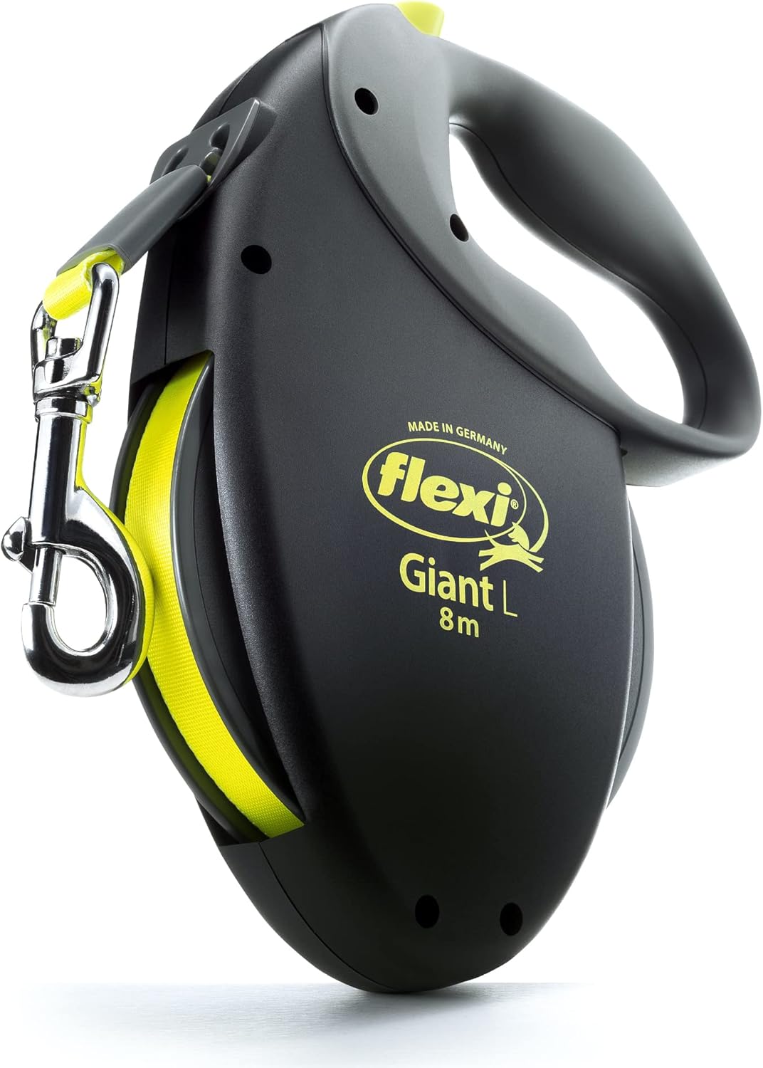 Flexi New Classic Tape Blue Large 8m Retractable Dog Leash/Lead for dogs up to 50kg/110lbs - Comfort Style