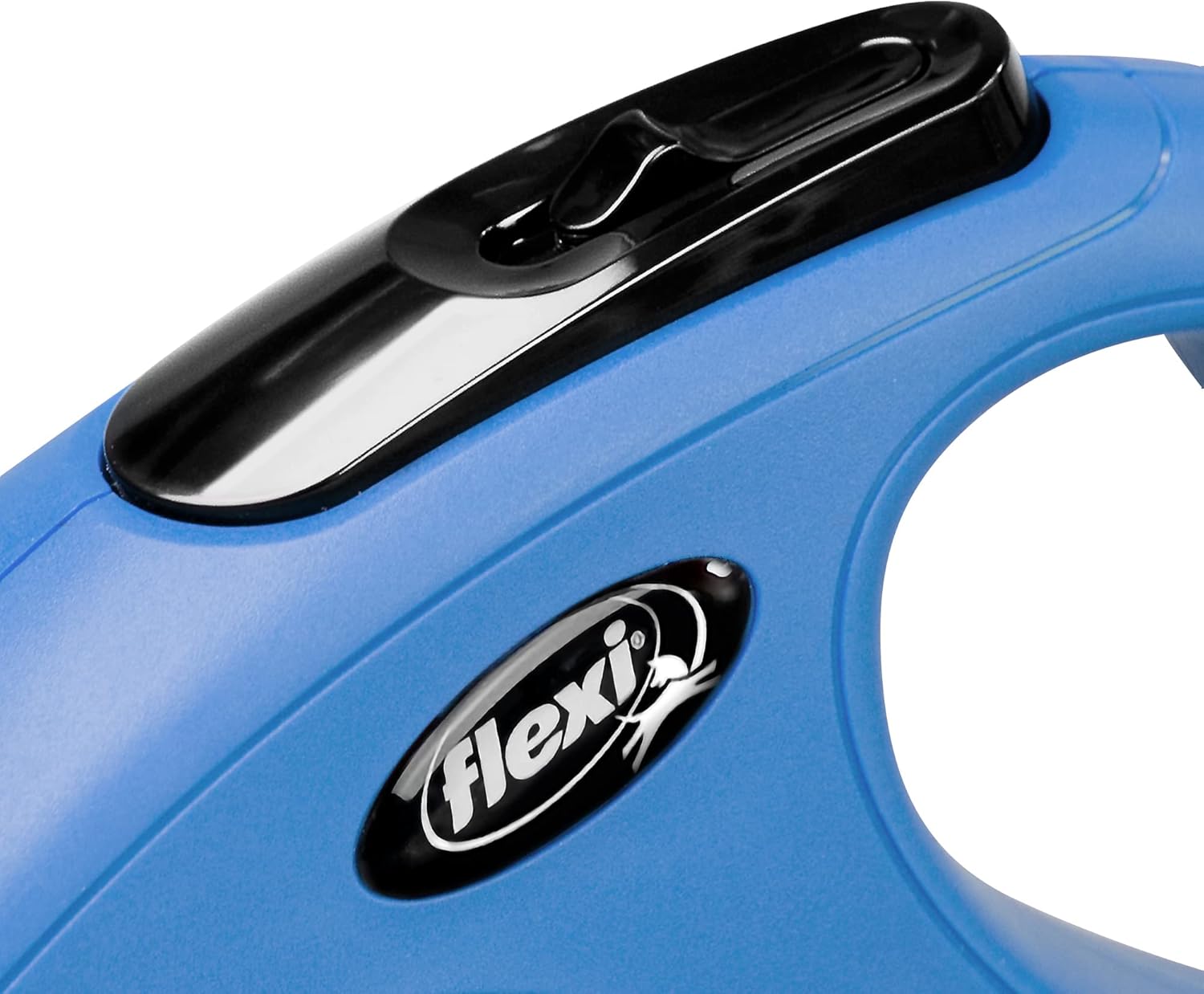 Flexi New Classic Tape Blue Large 8m Retractable Dog Leash/Lead for dogs up to 50kg/110lbs - Comfort Style