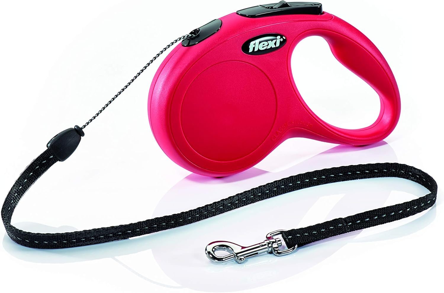 Flexi New Classic Tape Blue Large 8m Retractable Dog Leash/Lead for dogs up to 50kg/110lbs - Comfort Style