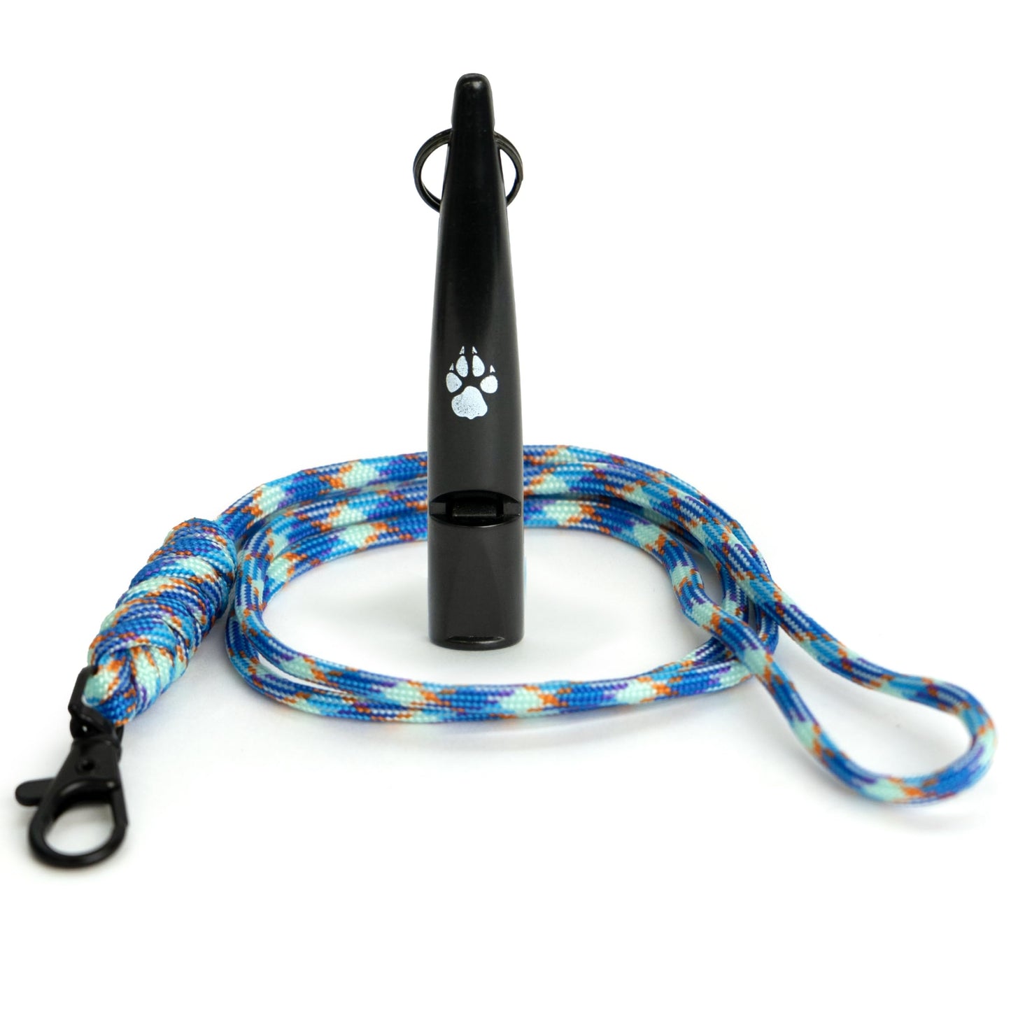 TDL Gun Dog Training Whistle with Lanyard - Dog Whistle with Loud, Solid Tone & Far Reaching Sound - Ideal High-Frequency Long-Distance Dog Recall Whistle for Most Breeds - Black