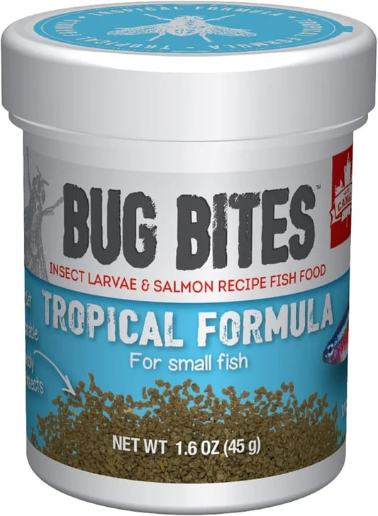 Fluval Bug Bites Tropical Granule Fish Food 45g - Comfort Style