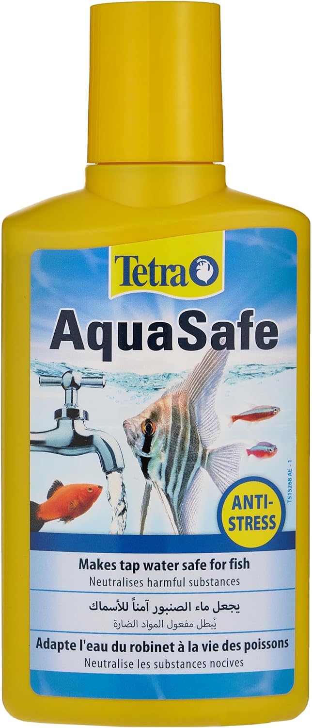 Tetra AquaSafe to Turn Tap Water into Safe and Healthy Water for Fish and Plants, 500 ml - Comfort Style