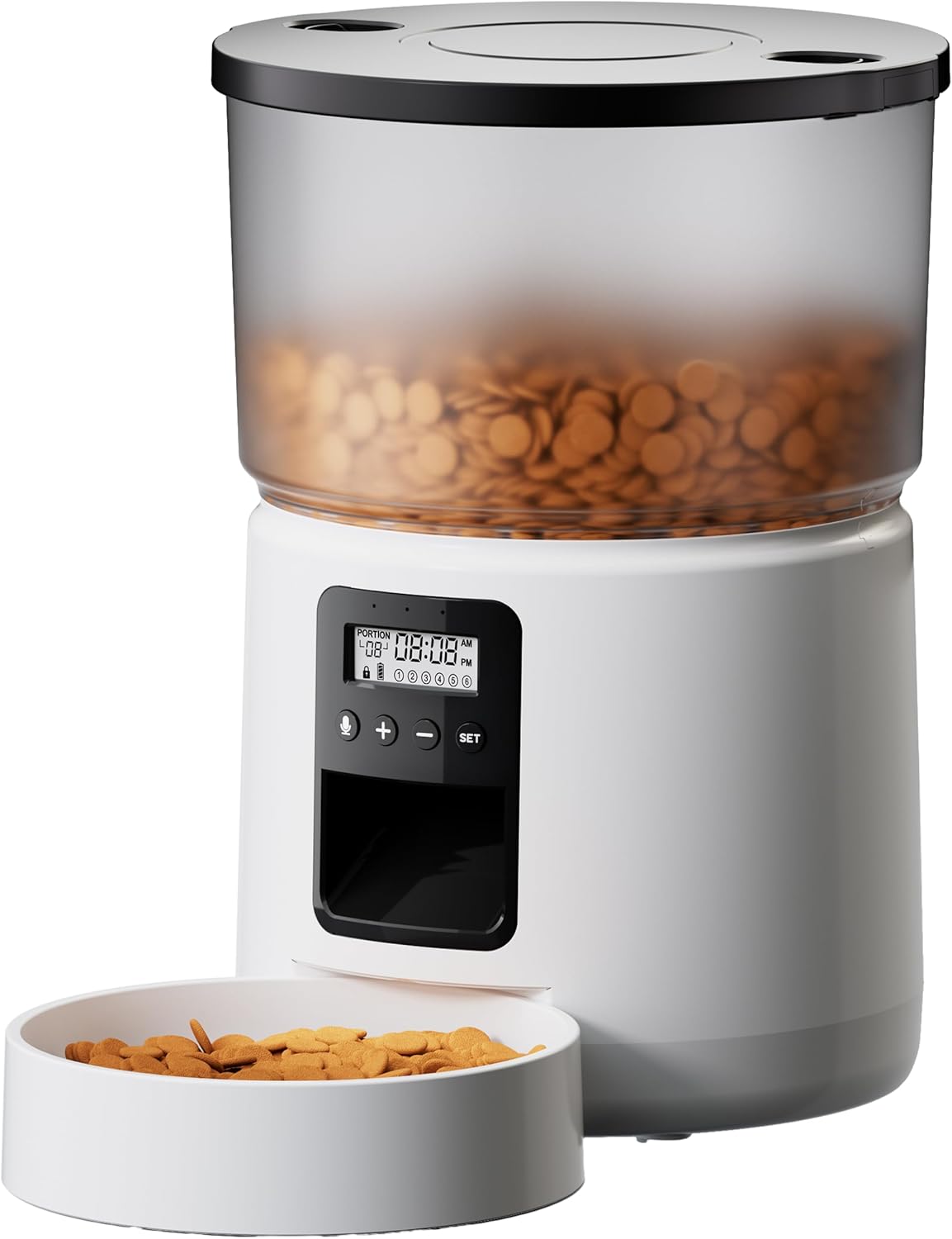 Automatic Cat Feeder - Cat Feeder with 1-6 Meals - Cat Feeder Automatic with Timer - Cat Food Dispenser - Automatic Feeders For Cats - 3L Automatic Dog Feeder Including Desiccant - BEMOONY - Comfort Style