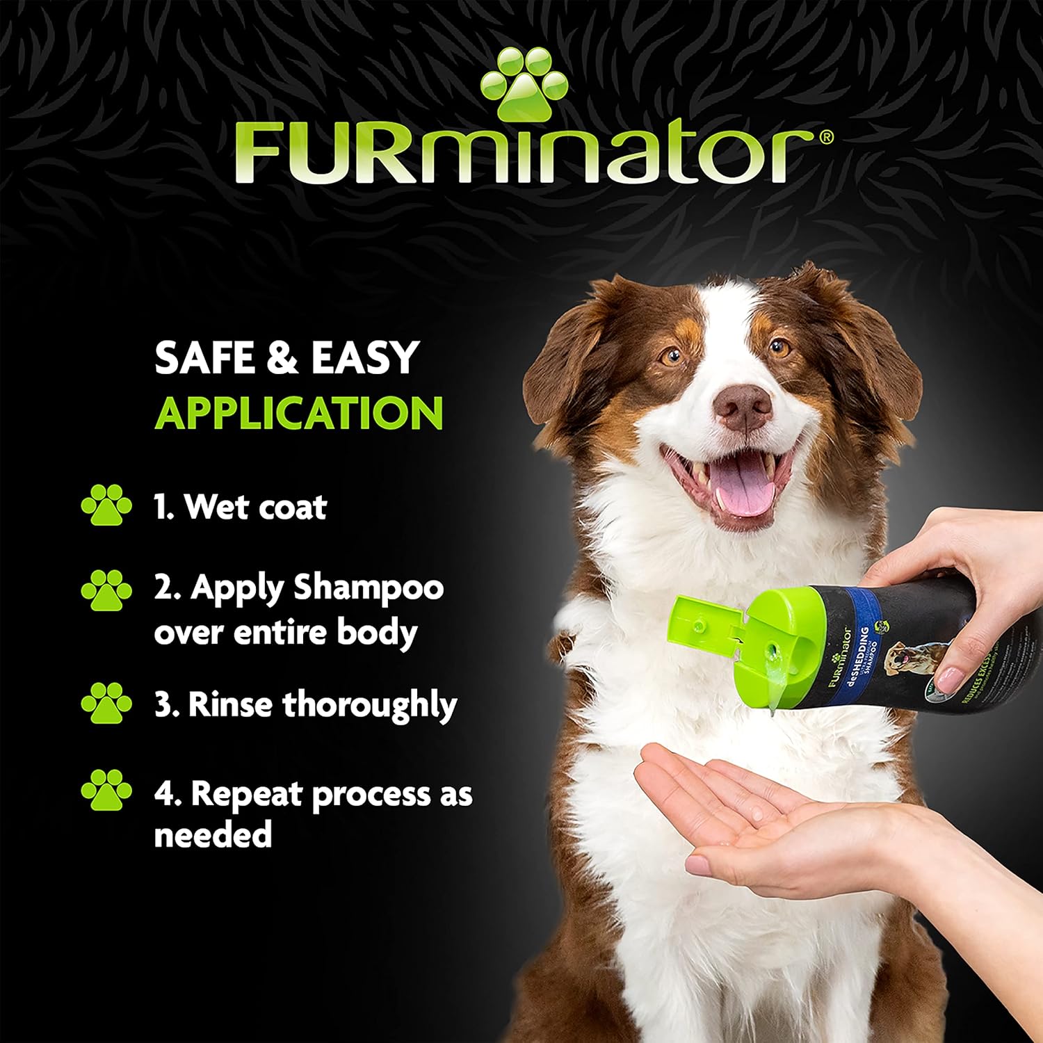 FURminator Deshedding Shampoo For Dogs 473ml, Colourless