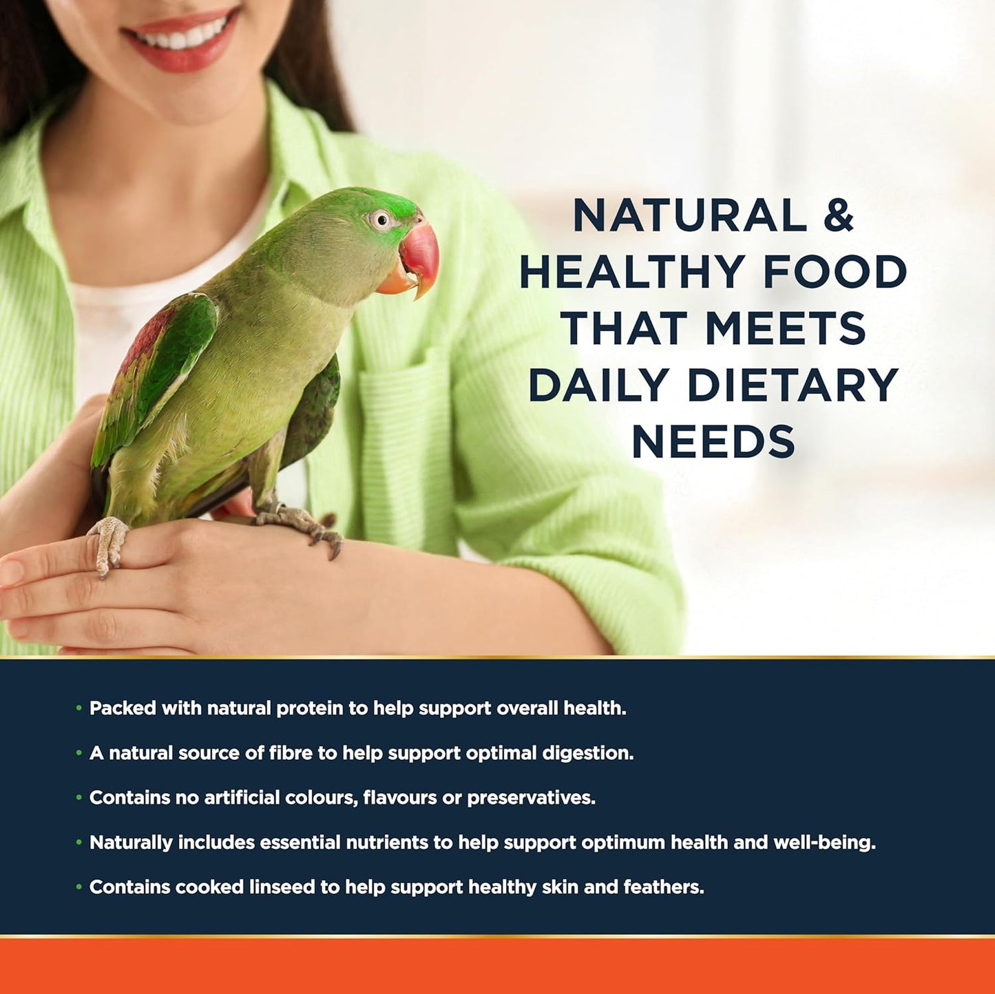 Marriages - Lovebird Food, Cockatiel Seed Mix, Parakeet Bird Seed with Oats, Nyjer Seed and Millet, Wholesome, Packed with Fibre and Protein (3kg)